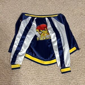 Pokemon Pikachu Bomber Sukajan Jacket Men's Size XL Nintendo 2016